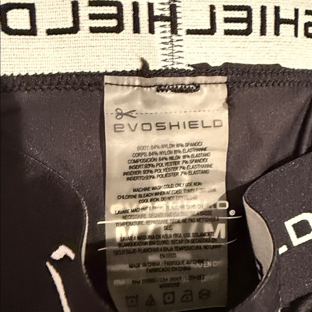 Evoshield Black Compression Pants Padded Knee Bas… - image 3